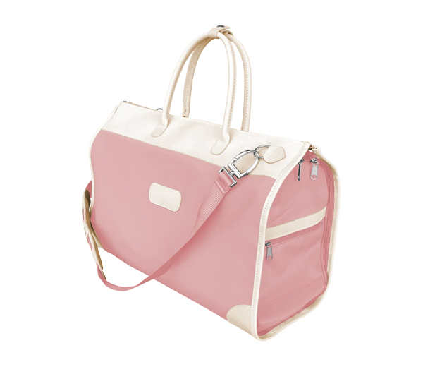pink duffle bag
