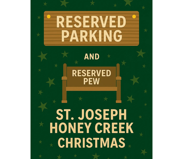 Reserved pew 