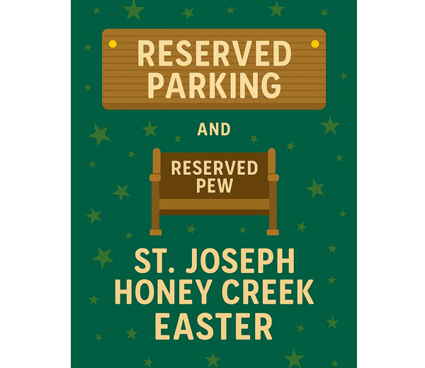 Reserved pew 