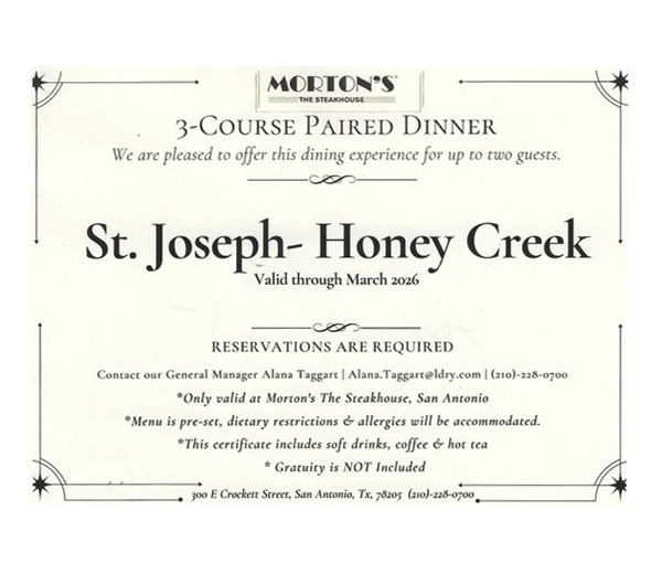Mortons gift card